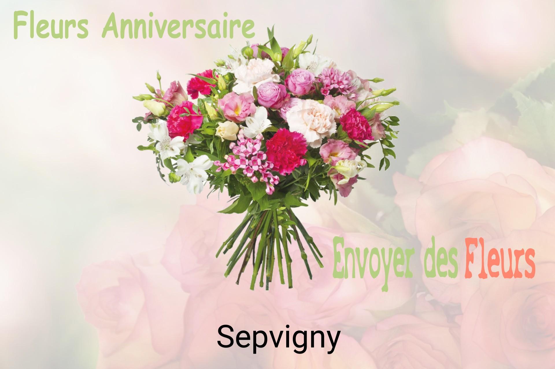 Bouquet de fleurs d’anniversaire livré à Sepvigny